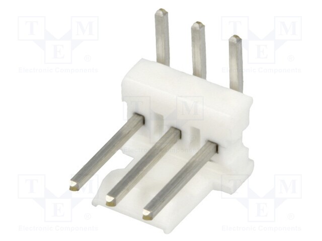Socket; wire-board; male; MTA-100; 2.54mm; PIN: 3; THT; tinned