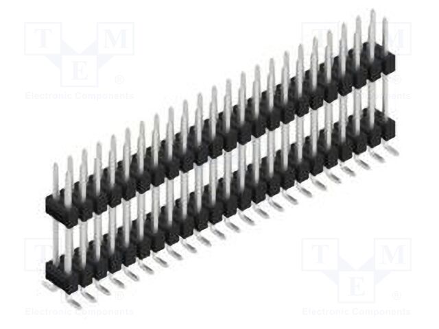 Connector: pin strips; pin header; male; PIN: 46; 2.54mm; SMT; 2x23