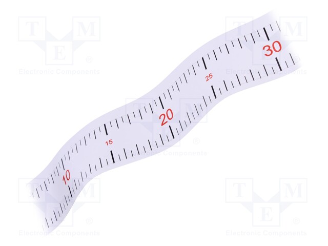 Ruler; L: 1.2m; self-adhesive; measure; glued