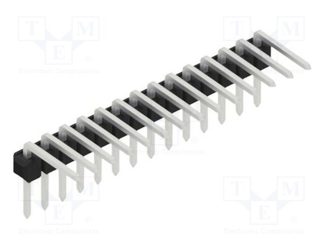 Connector: pin strips; pin header; male; PIN: 14; 2.54mm; THT; 1x14