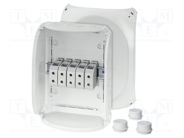 Enclosure: junction box; IP66; grey