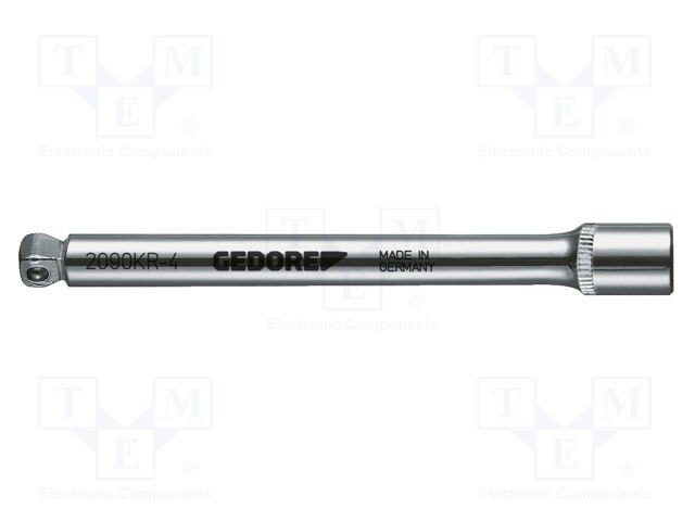 Extension; socket spanner; square; 1/4"; Chrom-vanadium steel