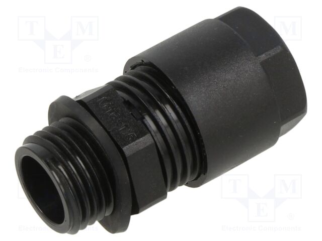 Cable gland; M16; IP66,IP68; polyamide; black