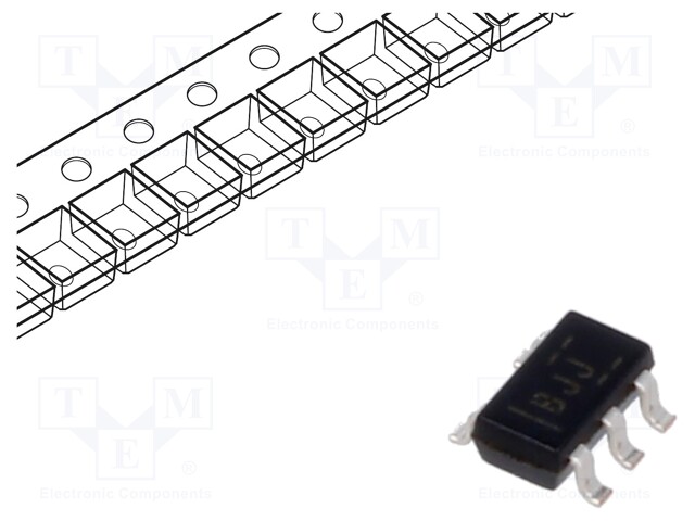 Current Sense Amplifier, 1 Amplifier, 8 µA, SOT-23, 5 Pins, -40 °C, 125 °C
