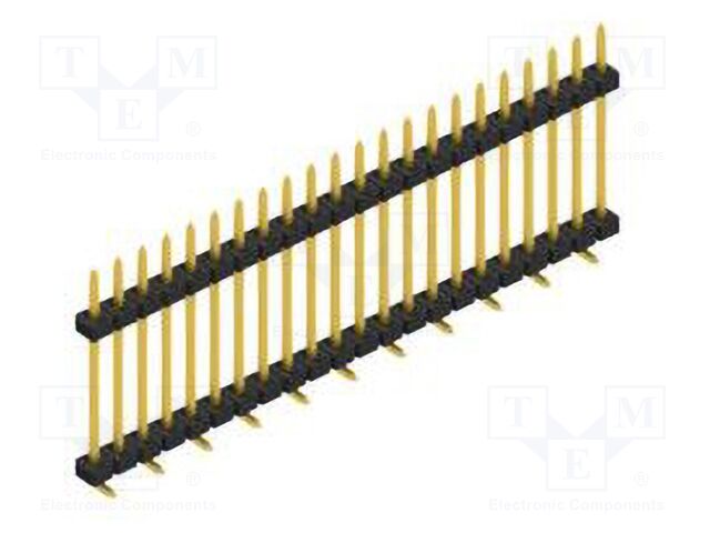 Connector: pin strips; pin header; male; PIN: 22; 2mm; SMT; 1x22