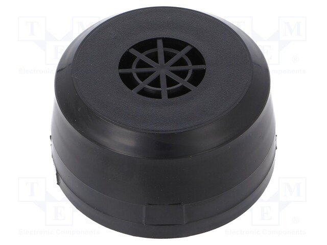 Enclosure: for alarms; Z: 52mm; ABS; black; Ø: 30mm