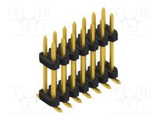 Connector: pin strips; pin header; male; PIN: 14; 2mm; SMT; 2x7; 100V