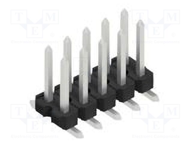 Connector: pin strips; pin header; male; PIN: 10; 2.54mm; SMT; 2x5