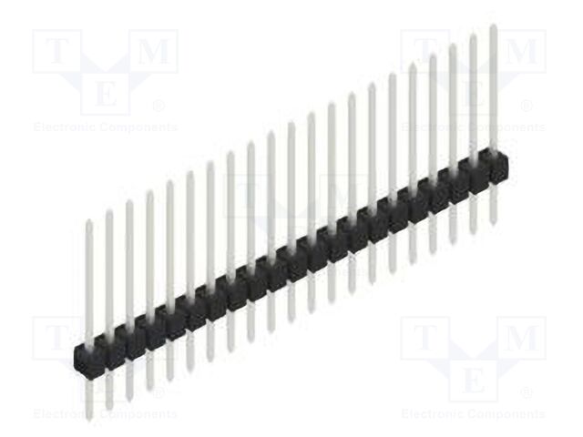 Connector: pin strips; pin header; male; PIN: 21; 2.54mm; THT; 1x21