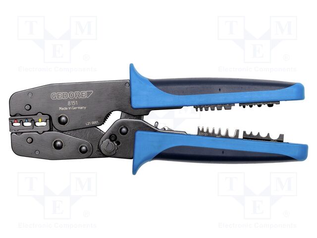 Tool: for crimping; 20AWG÷10AWG,26AWG÷8AWG; 0.14÷10mm2,0.5÷6mm2