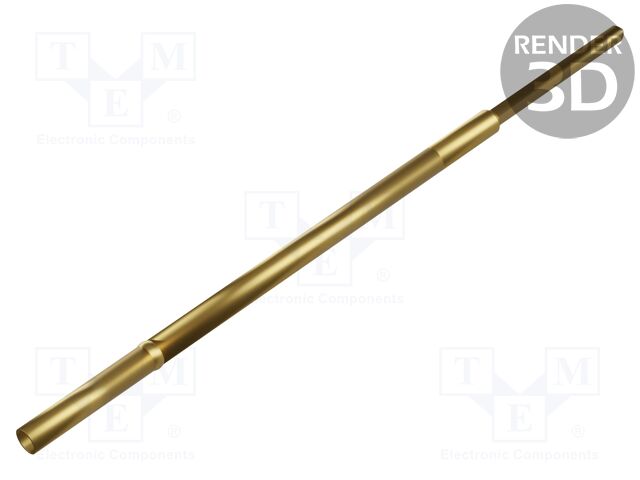 Test probe socket; Min.pitch: 1.91mm; AgNi; gold-plated; head WR