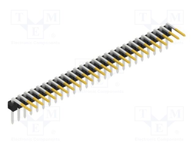 Connector: pin strips; pin header; male; PIN: 26; 2.54mm; THT; 1x26