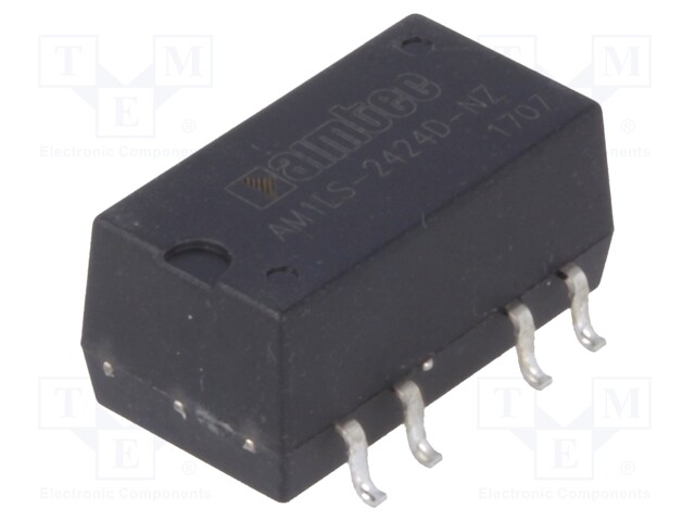 Converter: DC/DC; 1W; Uin: 21.6÷26.4V; Uout: 24VDC; Uout2: -24VDC