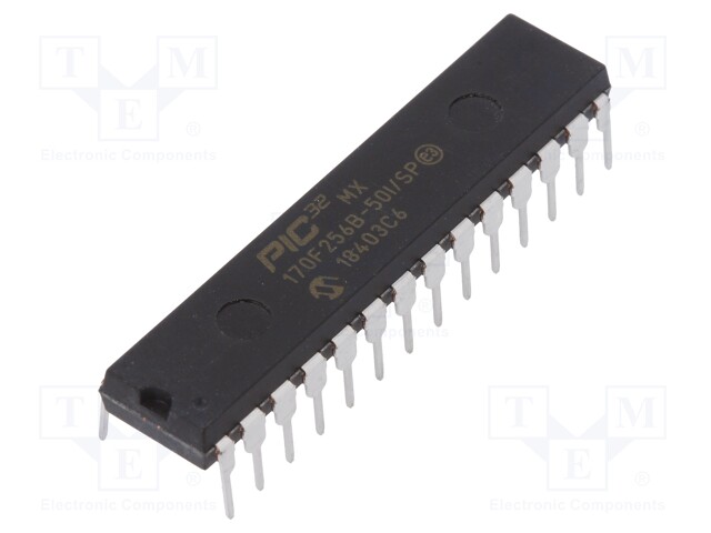 PIC microcontroller; Memory: 256kB; SRAM: 64kB; 2.3÷3.6VDC; THT