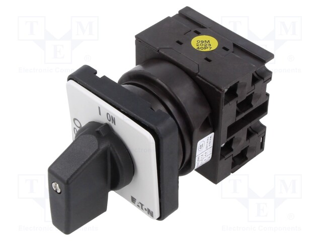 Switch: emergency cam switch; Stabl.pos: 2; 20A; 0-1; in housing