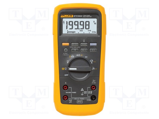 Digital multimeter; LCD (6000/20000),with a backlit; 0.01÷60S