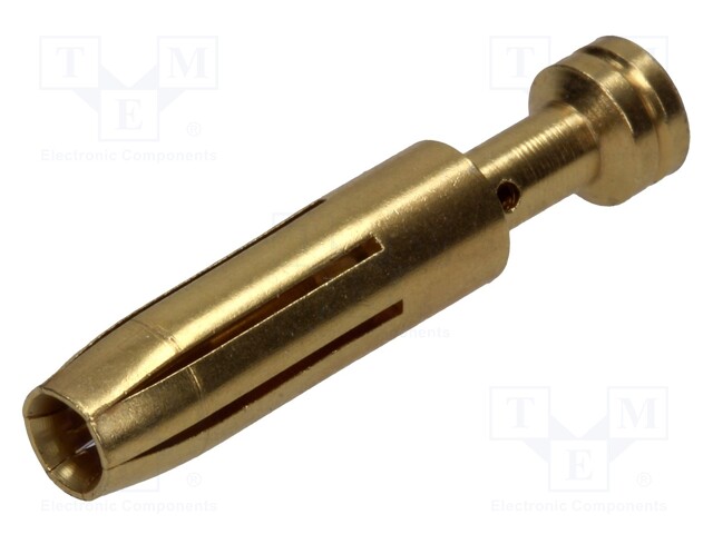 Contact; female; 0.75mm2; 18AWG; Han E HMC; gold-plated; crimped