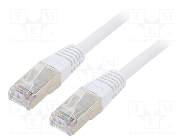 Patch cord; F/UTP; 6; stranded; CCA; PVC; grey; Len: 3m; 26AWG