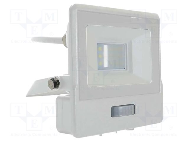 Lamp: LED flood light; 10W; 230VAC; neutral white; 100°; 4000K