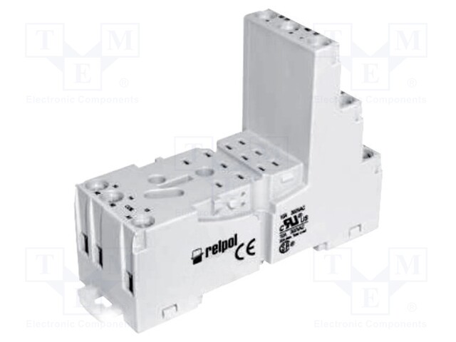 Socket; PIN: 11; 10A; 300VAC; Mounting: DIN,on panel; Series: R3,R3N