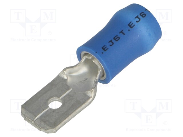 Terminal: flat; 6.3mm; 0.8mm; male; 1÷2.5mm2; crimped; for cable