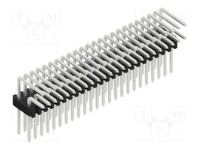 Connector: pin strips; pin header; male; PIN: 48; 1.27mm; THT; 2x24