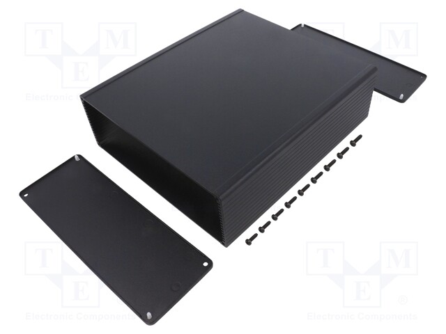 Enclosure: with panel; 1457U; X: 191mm; Y: 220mm; Z: 68mm; aluminium