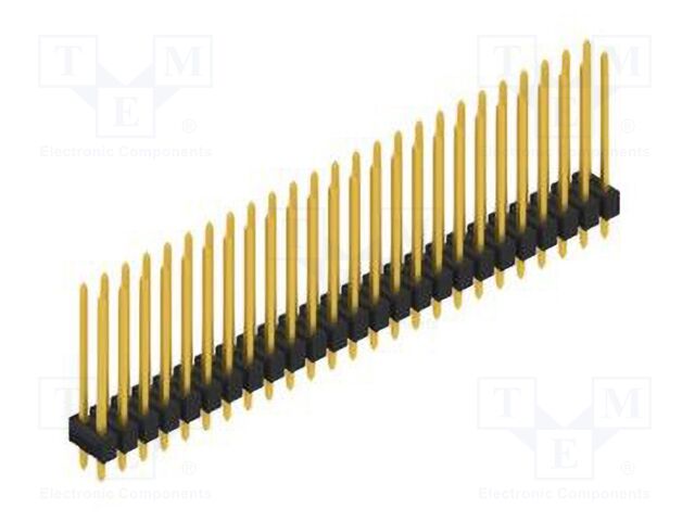Connector: pin strips; pin header; male; PIN: 50; 2.54mm; THT; 2x25