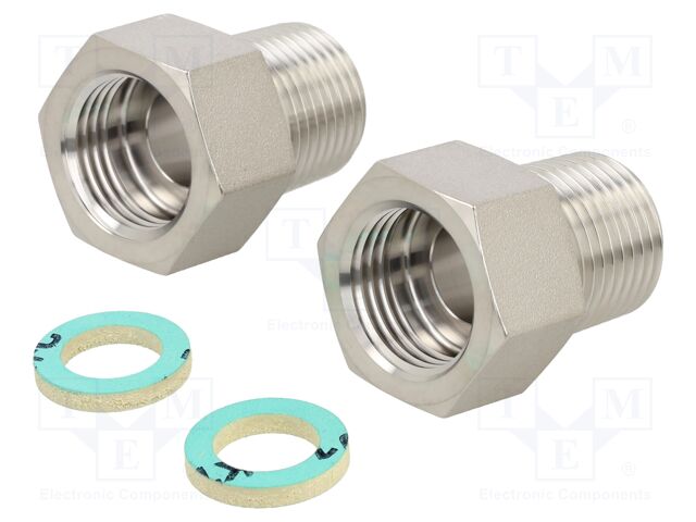 Adapter set; Picomag; flow sensor mounting; male