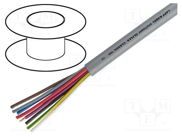 Wire; stranded; Cu; ÖLFLEX® CLASSIC 100; 18G0,75mm2; unshielded