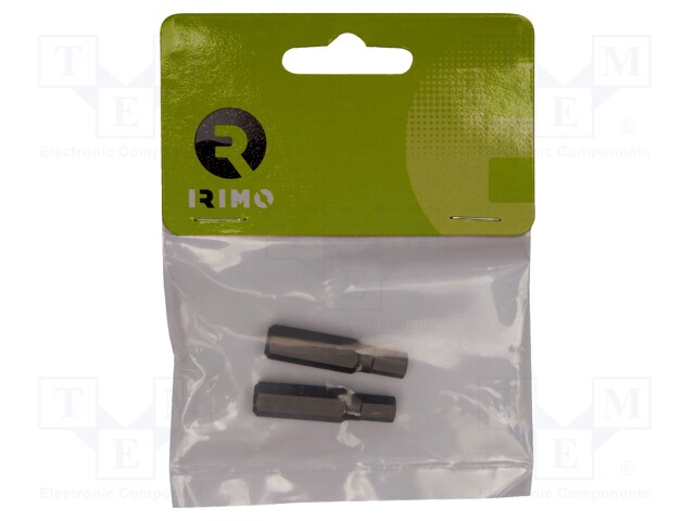 Screwdriver bit; hex key; HEX 5mm; Overall len: 36mm; 2pcs.