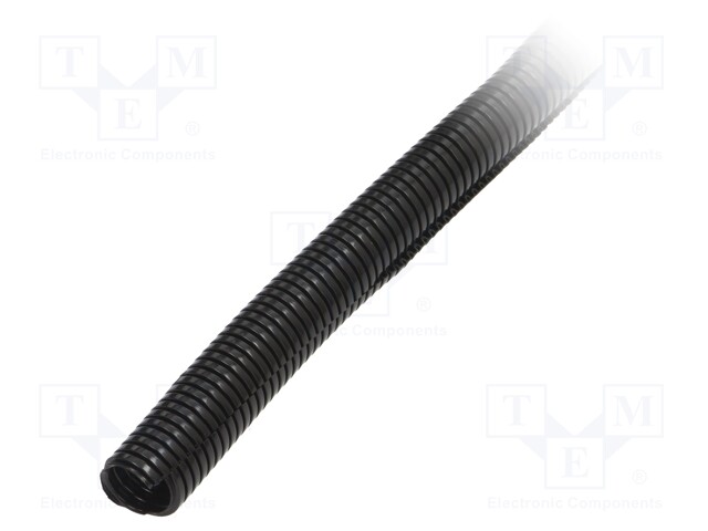 Conduit; ØBraid : 16.5mm; polyamide; black; Len: 50m; -40÷120°C