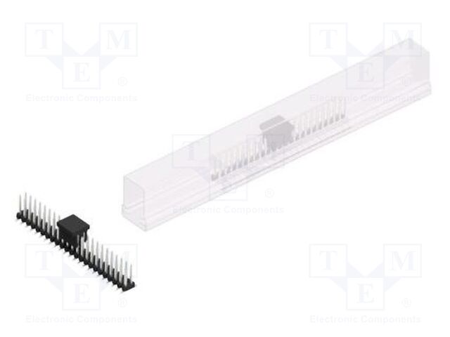 Connector: pin strips; pin header; male; PIN: 46; 2mm; SMT; 2x23