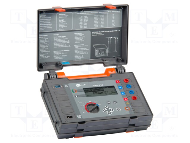 Milli-ohm meter; TFT (192x64); Interface: RS232C; IP54