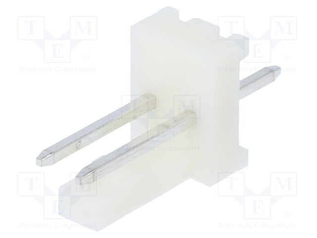 Socket; wire-board; male; PIN: 2; 2.54mm; THT; MAS-CON; tinned
