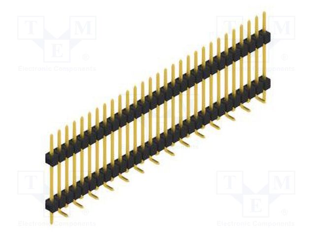 Connector: pin strips; pin header; male; PIN: 29; 2.54mm; SMT; 1x29