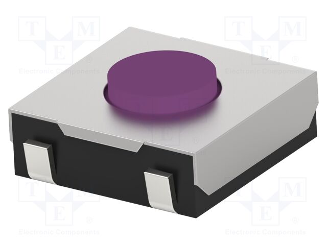 Microswitch TACT; SPST-NO; Pos: 2; 0.05A/24VDC; SMT; none; 2.55N