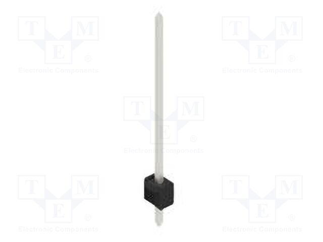 Connector: pin strips; pin header; male; PIN: 1; 2.54mm; THT; 1x1