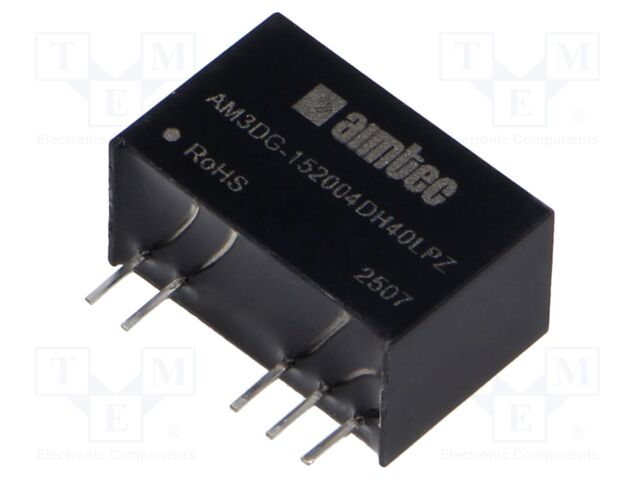 Converter: DC/DC; 3W; Uin: 13.5÷16.5V; Uout: 20VDC; Uout2: -4VDC