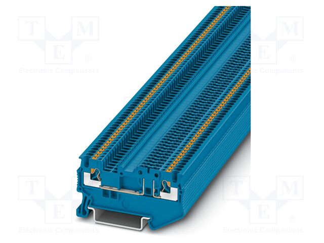 Splice terminal: rail; PA; L: 30.5mm; terminals: 2; W: 3.5mm