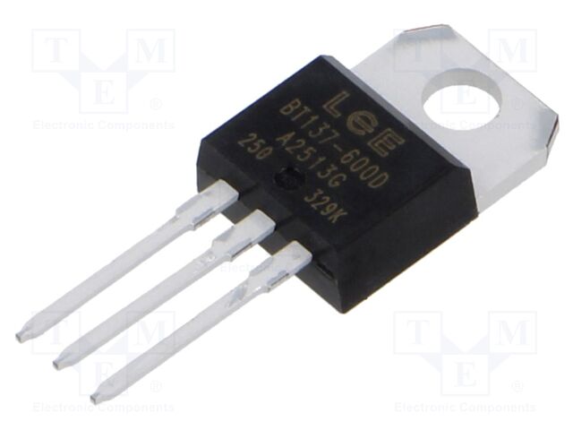 Triac; 600V; 8A; TO220AB; Igt: 5mA; Ufmax: 1.7V