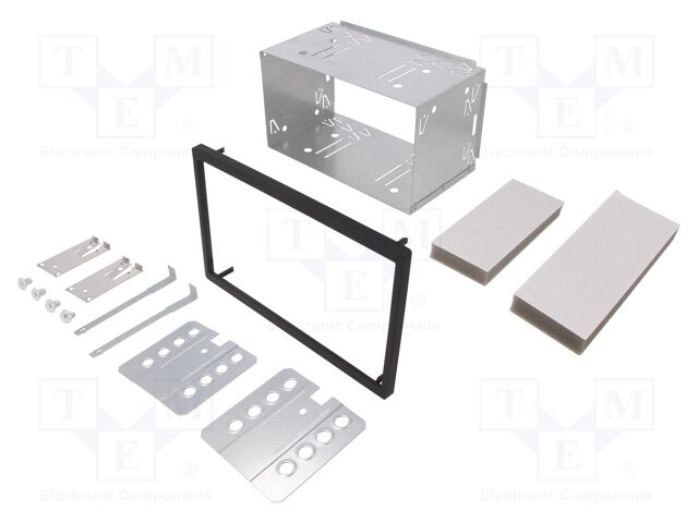 Universal mounting half frame; 2 DIN; universal