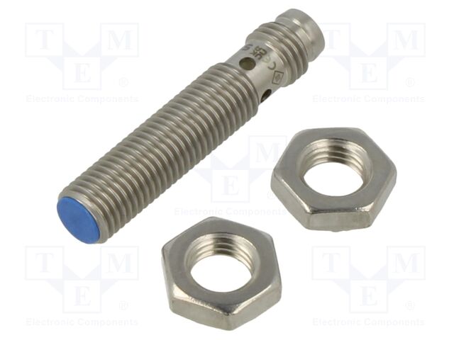 Sensor: inductive; Output conf: 2-wire NO; 0÷2mm; 10÷30VDC; M8