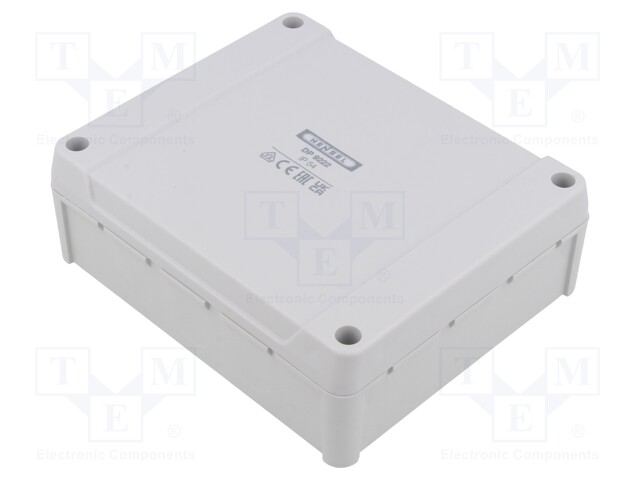 Enclosure: junction box; IP54; grey