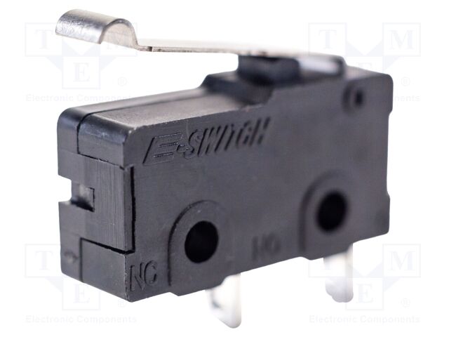 MICROSWITCH, LEVER, SPST-NO, 5A, 250VAC