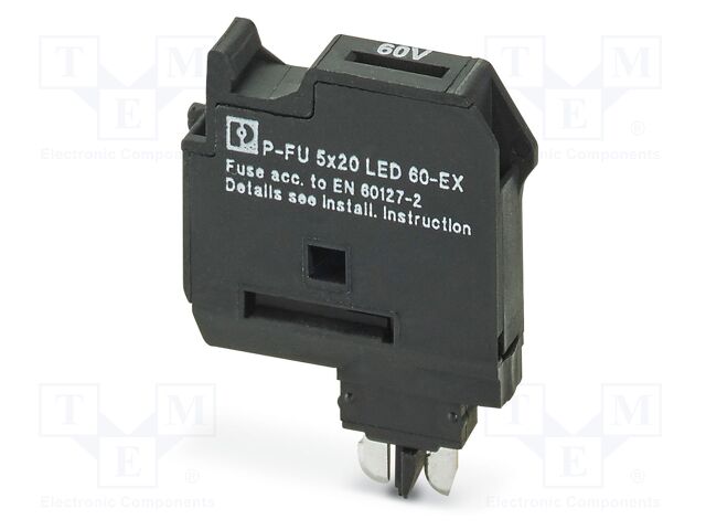 Connector: plug-in; 6.3A; 500V; PA; L: 25mm; W: 6.2mm; H: 28mm