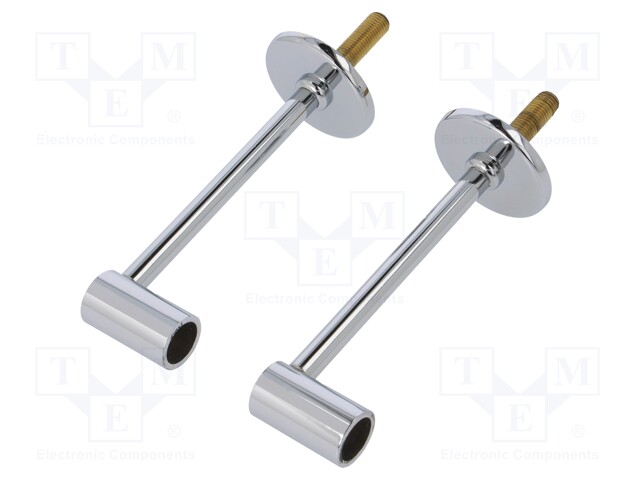 Holder; chromium plated; 100mm; brass,steel; Application: PEN8