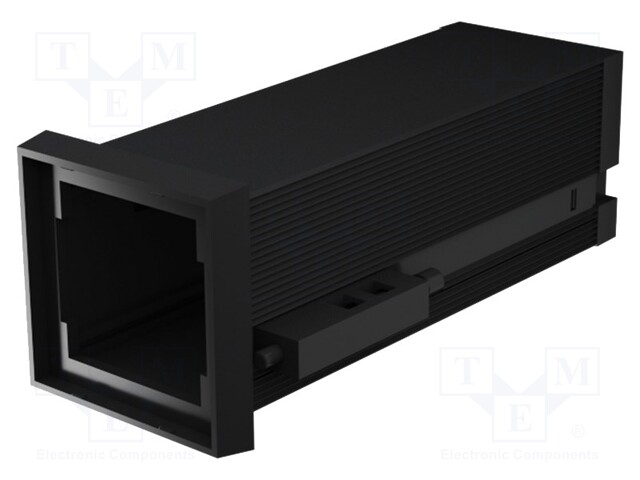 Enclosure: panel; X: 48mm; Y: 48mm; Z: 124mm; ABS + PC,PPO; black