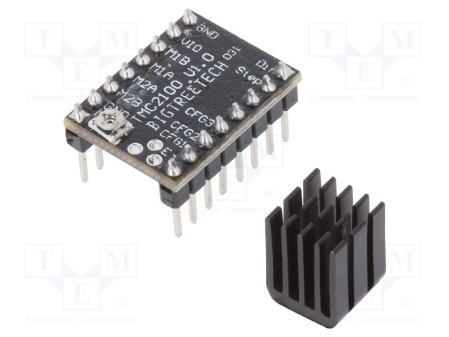 Stepper motor controller; TMC2100; 1.7A; Uin mot: 4.75÷46V