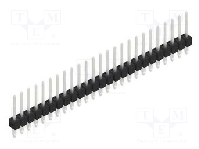 Connector: pin strips; pin header; male; PIN: 25; 2.54mm; THT; 1x25